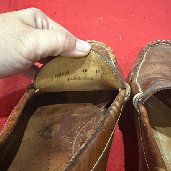 Martin Dingman brown Leather Slip-On Loafers - Picture 4 of 6